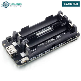 2 x 18650 Bouclier de batterie au Lithium V8 Module de carte d’extension d’alimentation Mobile 5V /