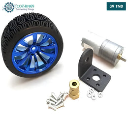 Kits d’auto-équilibrage de voiture intelligente (Roue 65mm+Moteur 6V 280rpm+support+accouplement