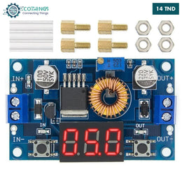 Module abaisseur réglable DC-DC XL4015 5A 75W avec voltmètre à affichage numérique 3 bits