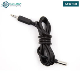 Sonde thermique numérique étanche DS18B20 1m puce d’origine avec prise audio 3.5 mm
