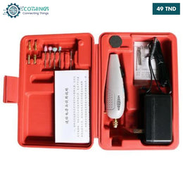 Super Mini Perceuse électrique avec boîtier en plastique Outils portables à main avec accessoires ZD-308